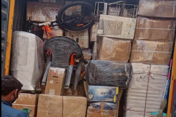 Home shifting truck loading Bangalore